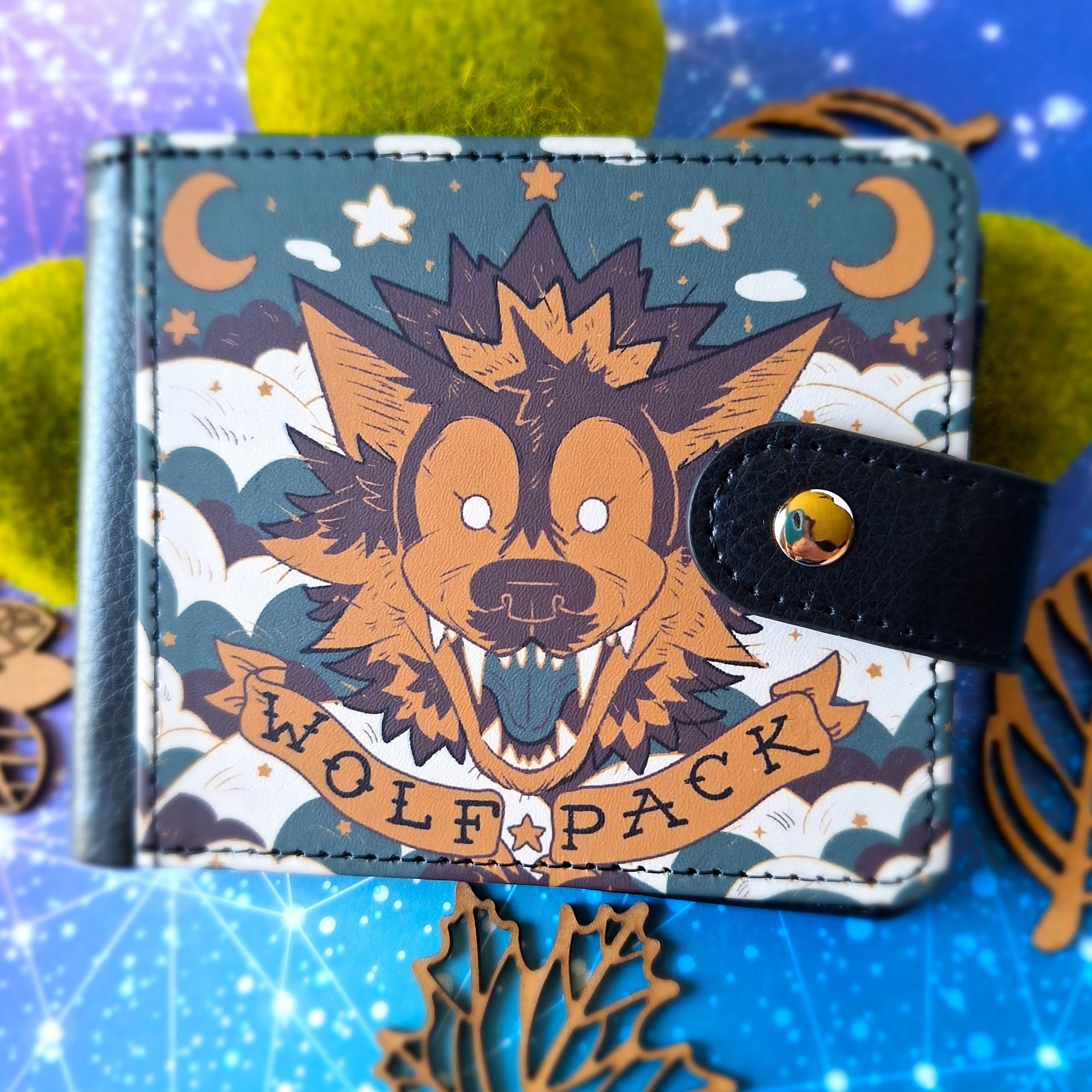 Furry wallet Etsy