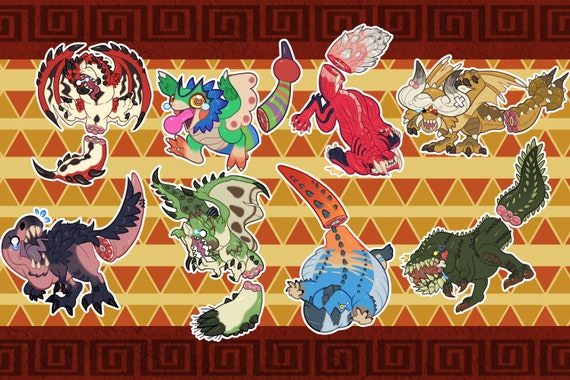 Monster Hunter World Dangling Tail Acrylic Charms Etsy Monster Hunter World Dangling Tail Acrylic Charms Etsy