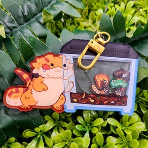 Bearded Dragon Buggy Snacks Shaker Charm