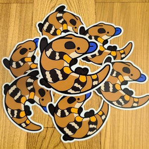 Blauzüngige Skink Vinyl-Aufkleber