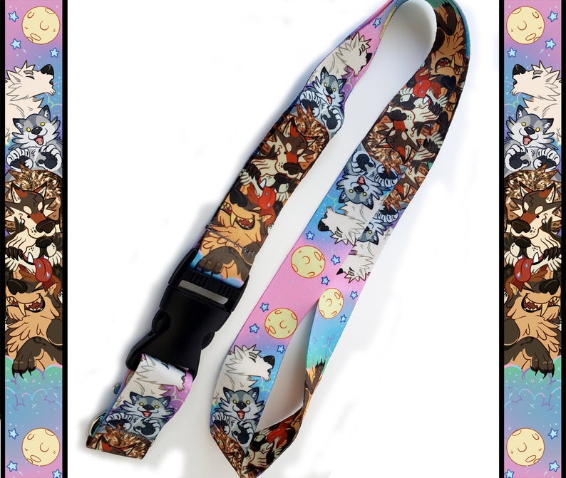 Werewolf Buddies Breakaway Lanyard image 2