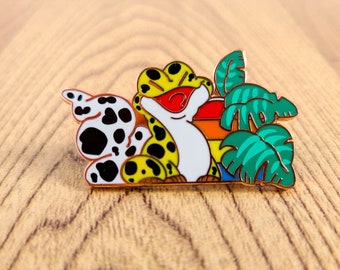 Leafy Gecko Enamel Pin