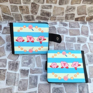 Cartera plegable Kirby // Cartera unisex // Cartera vegana