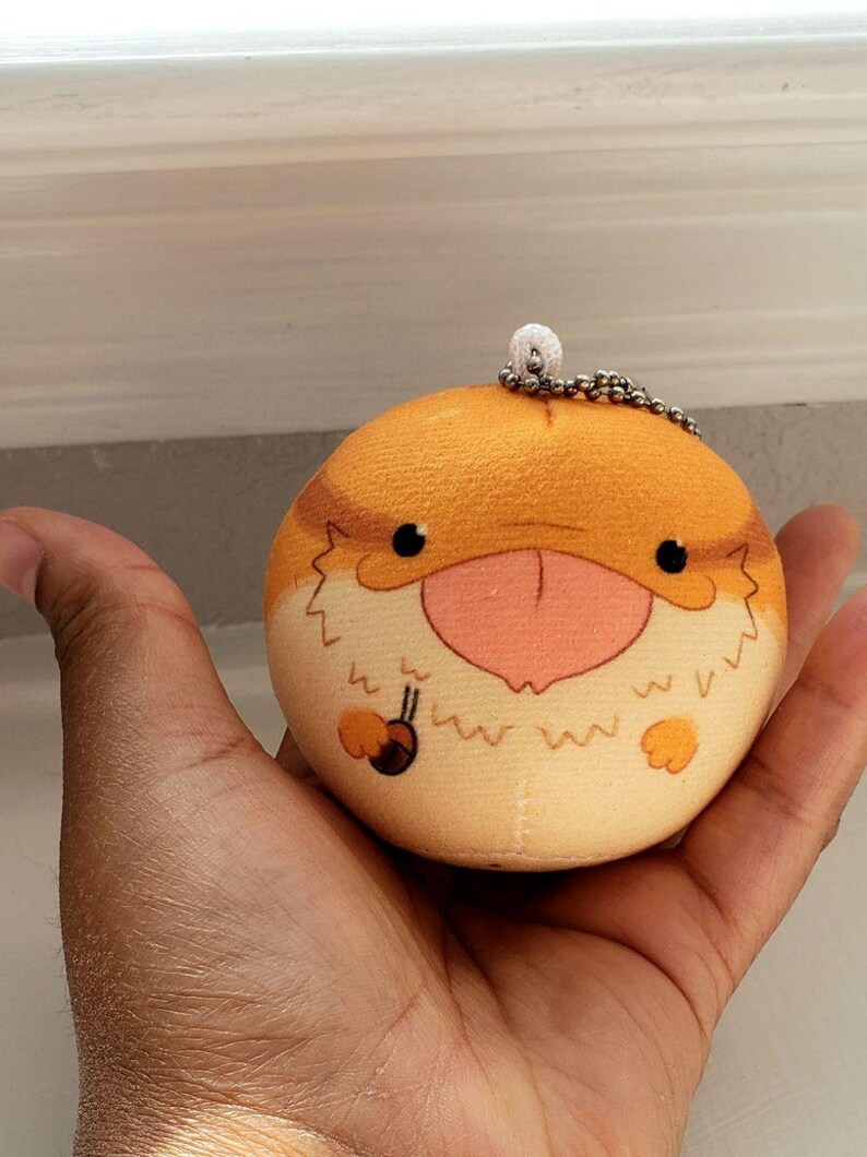 Bearded Dragon Squishy Ball Keychain Charm Etsy