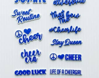 Pliki STL drukarki 3D, słowa do przypinek na zawieszki, plik cyfrowy, **BRAK PRODUKTU FIZYCZNEGO**