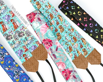 Custom Camera Strap, Fabric Camera Strap, Photographer Gift, Replacement Camera Strap, Floral Strap, Neck Strap