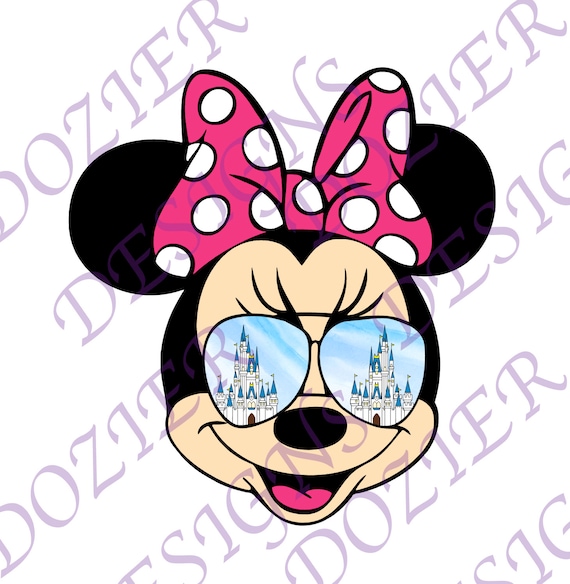 Minnie Mouse Castle Sunglasses SVG/PNG