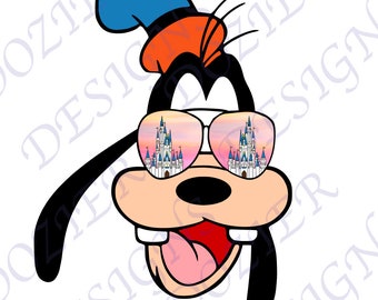 Goofy Castle Sunglasses SVG/PNG File