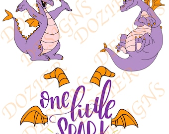 Figment character One Little Spark 3 SVG/PNG files