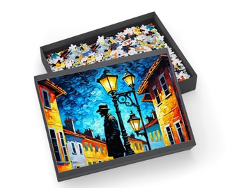 Puzzle (500, 1000 Teile) – Meet Me By The Light Post 3