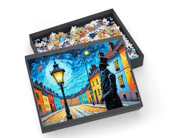 Puzzle (500, 1000 Teile) – Meet Me By The Light Post 4