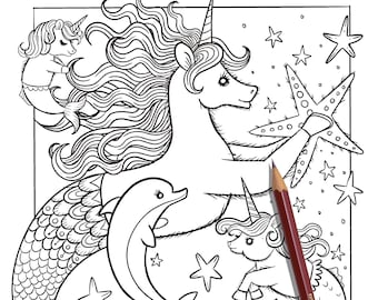 Unicorn, unicorn coloring page, unicorns coloring page for kids, unicorn page for adults