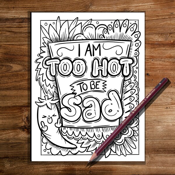 10 Sad Coloring Pages with a Touch of Aesthetic Art