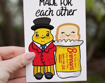 Made for each other, Irish greetings card Funny good luck card, funny card, irish card, nostalgic, funny Irish, funny cards, pun cards