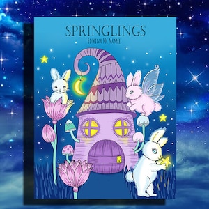 Springlings coloring book, colouring book, adult coloring, adult colouring,adult coloring book, adult coloring book,coloring for adults,