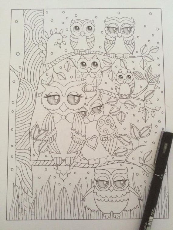81 Ornamental Owls Owl Coloring Book For Adults Free Images 81 Ornamental Owls Owl Coloring Book For Adults Free Images