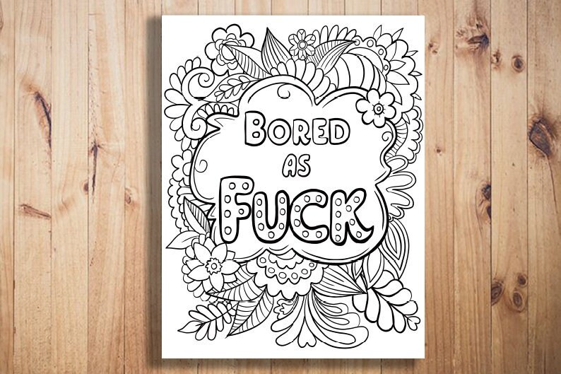 Download Social Distancing Adult Coloring Pages Quarantine Coloring | Etsy
