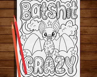 sweary coloring page  , Swearing Coloring Pages, Sweary Coloring Book , Sweary, Coloring Book For Adults ,