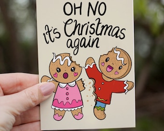 Funny good Christmas card, funny card, irish card, nostalgic, funny Irish, Irish, mrs brown , funny cards, pun card