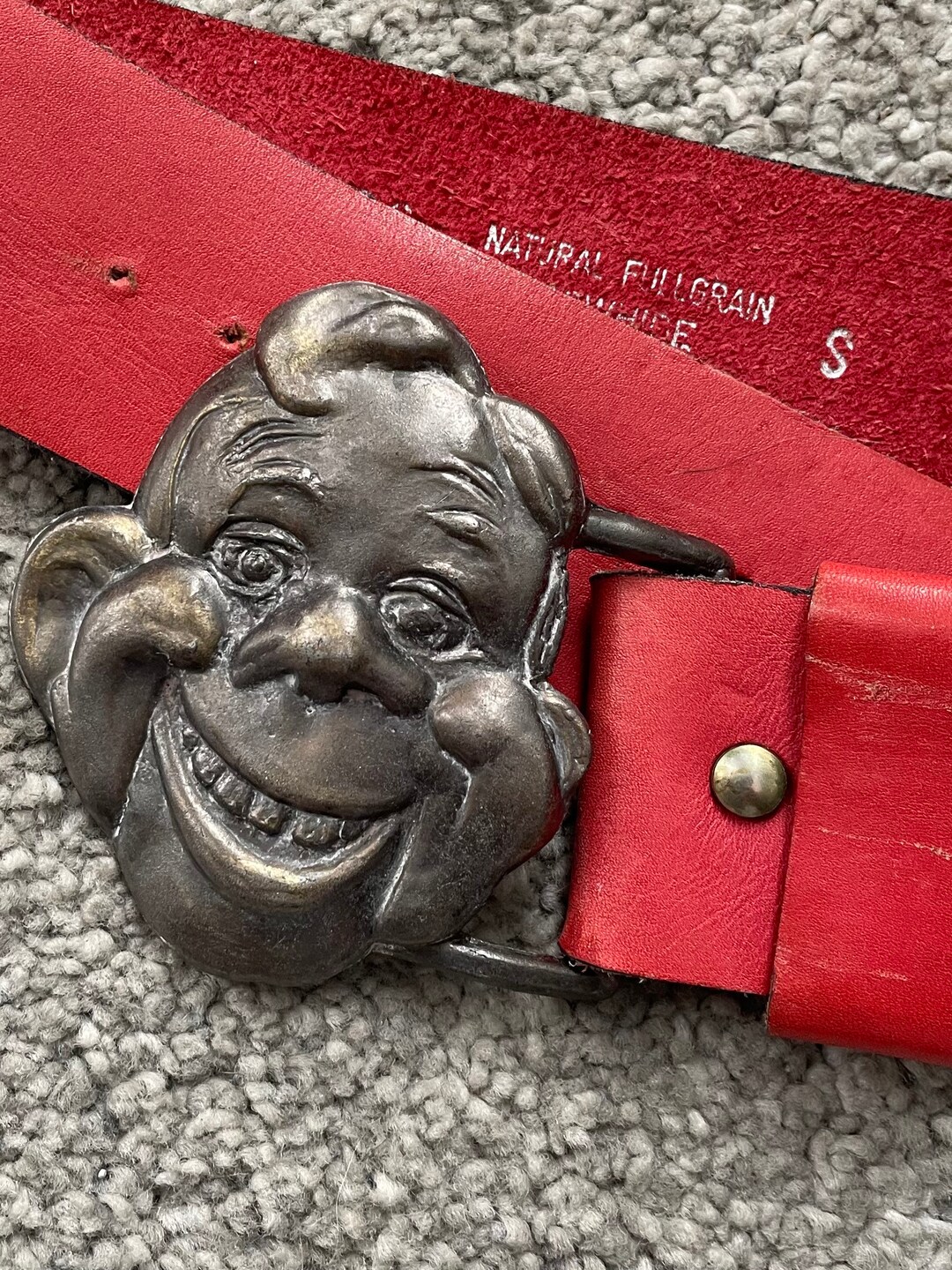 1970s Howdy Doody Belt Buckle and Belt Etsy