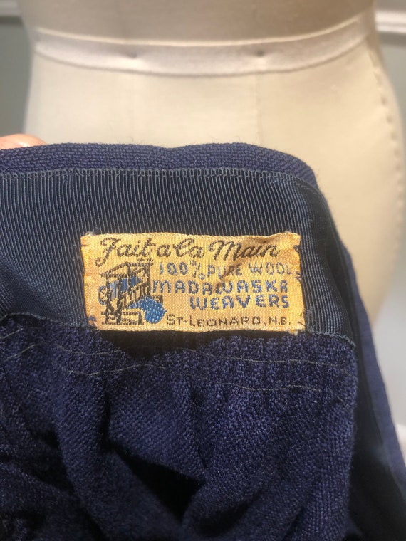 1950’s Woven Wool Skirt - image 10
