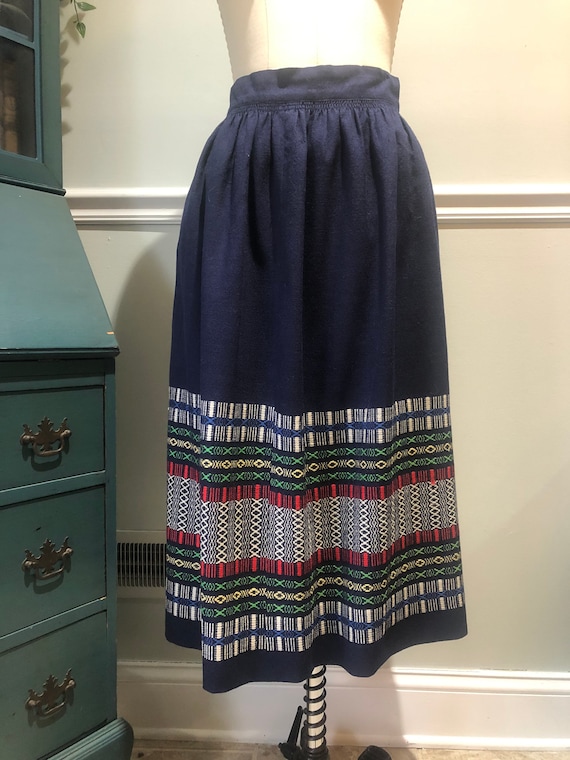 1950’s Woven Wool Skirt - image 1