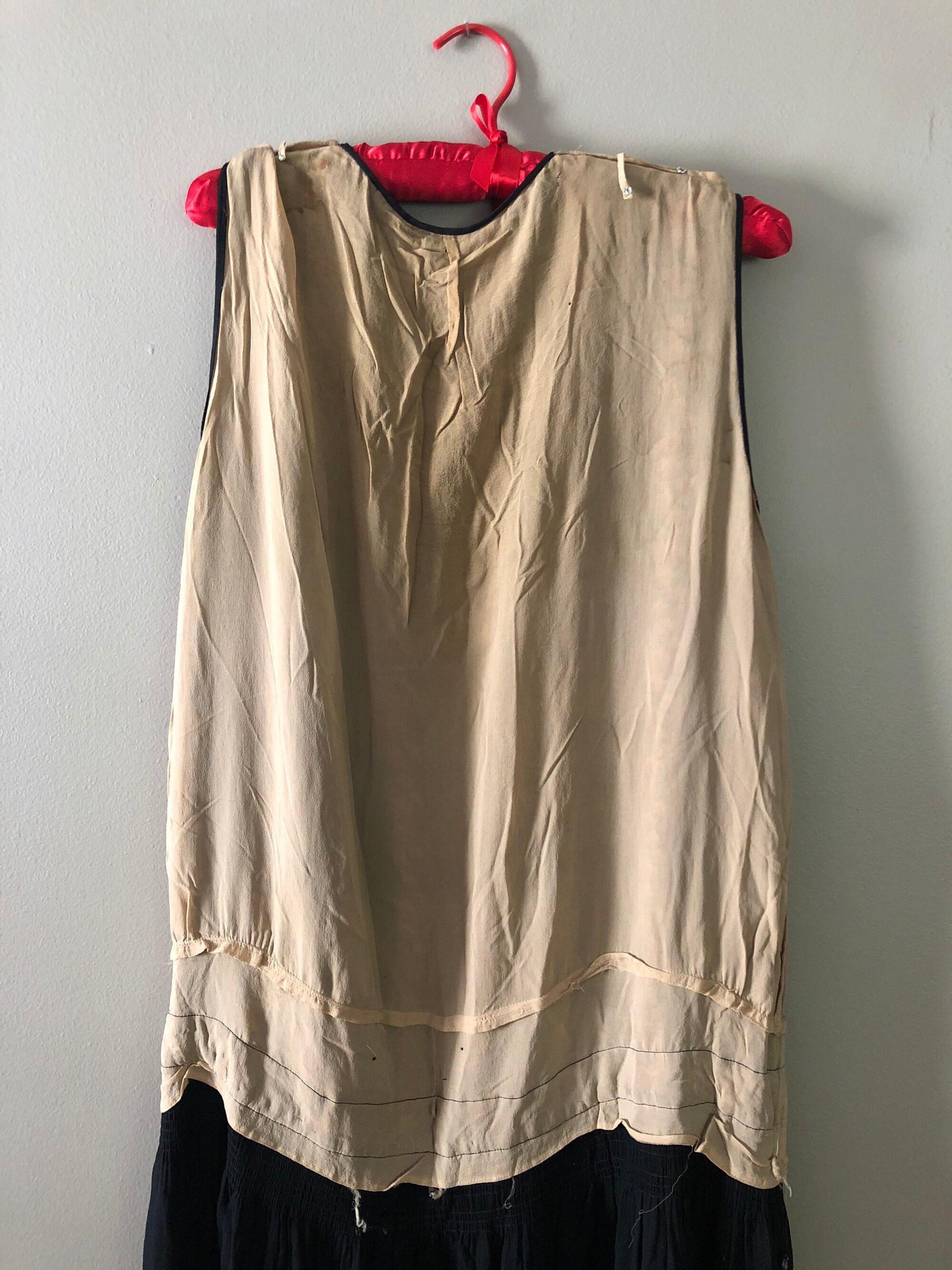 Rare Larger Size 1920s Silk Velvet and Lamé Dress - Etsy