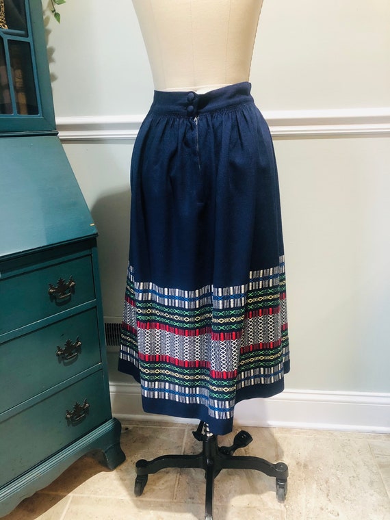 1950’s Woven Wool Skirt - image 3