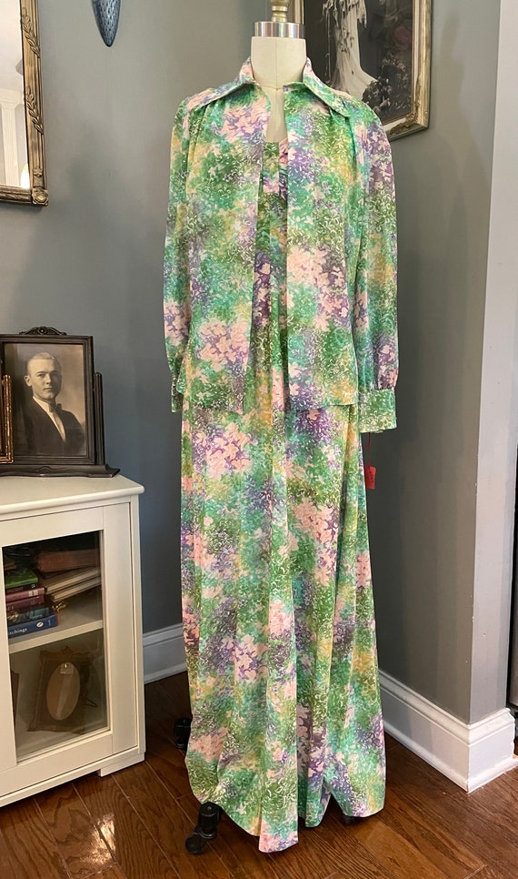 1970s Maxi Dress by Meleny Road - image 3