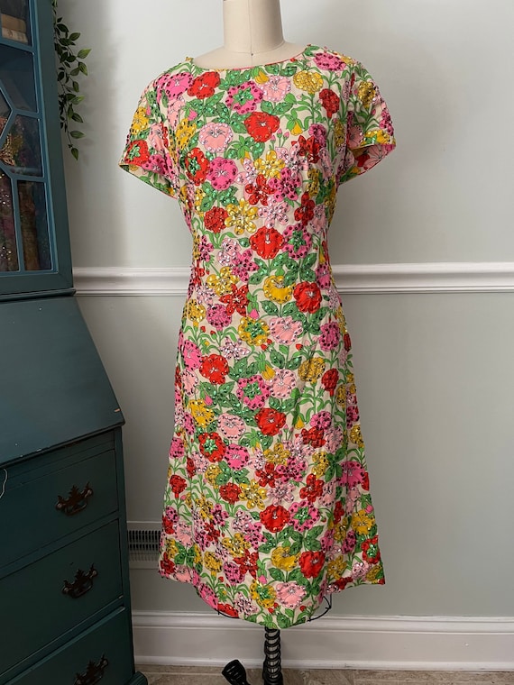 Vintage Floral and Dress for Nina Raynor