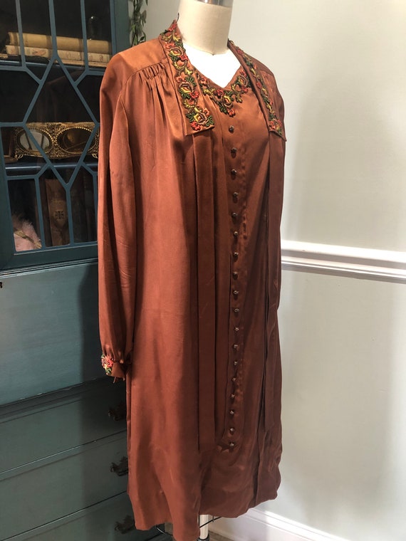 1920s Silk Day Dress