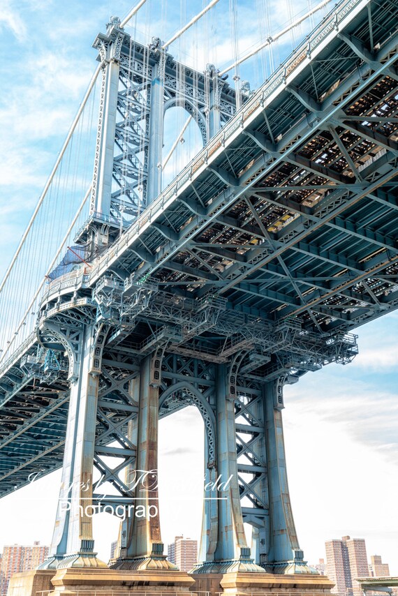 Under Manhattan Bridge Brooklyn Dumbo New York City Etsy