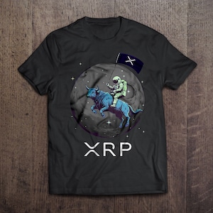 XRP to the Moon -  Unisex Jersey Short Sleeve Tee