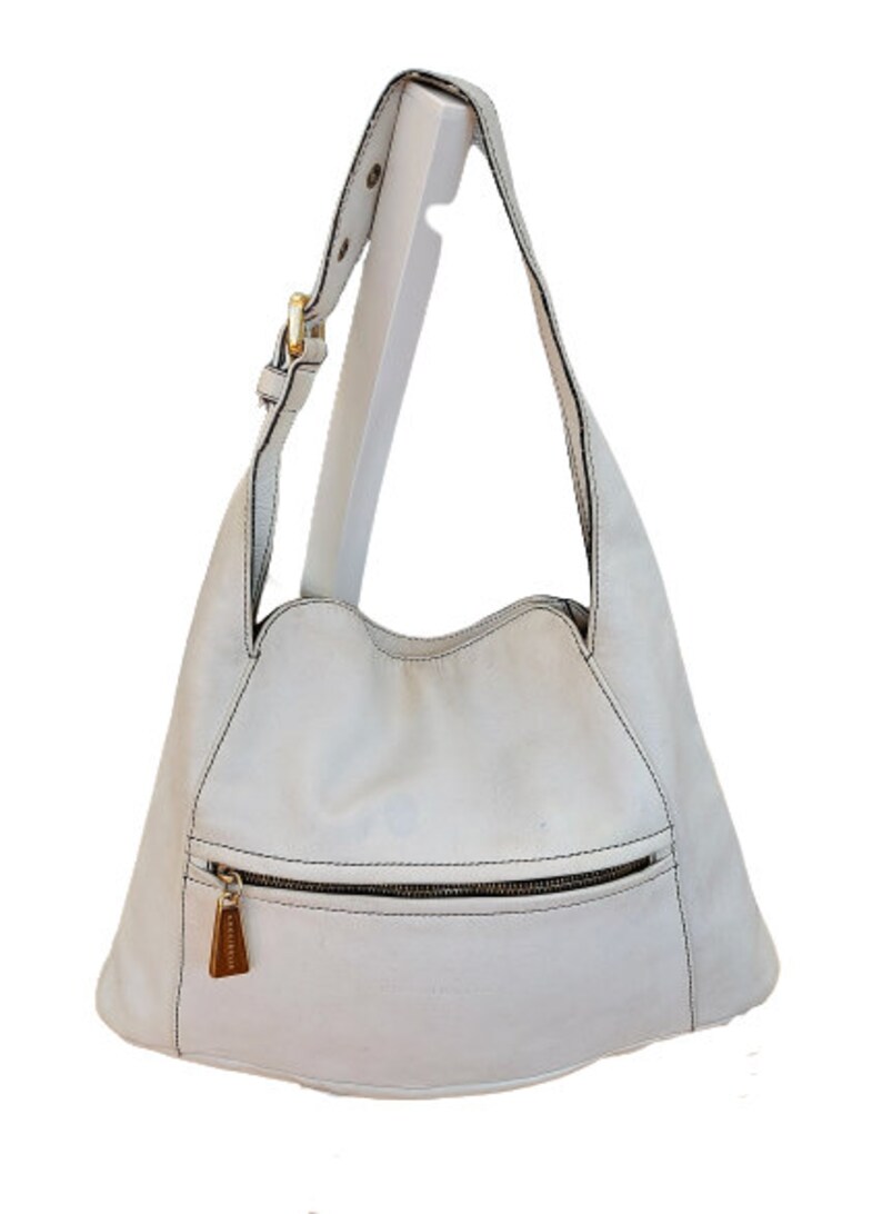 Vintage Coccinelle Bag Hobo Bag White Genuine Leather - Etsy