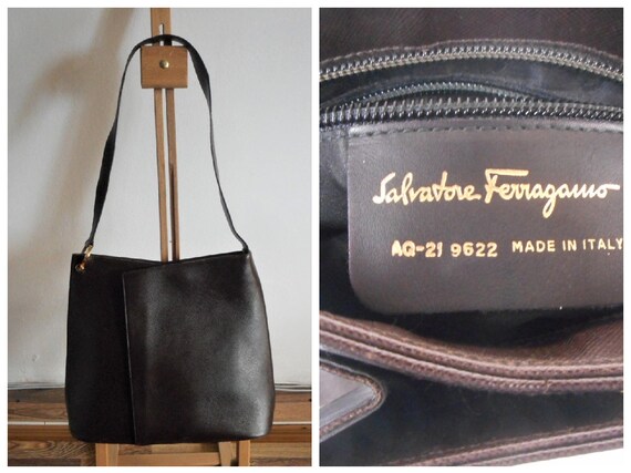 Salvatore Ferragamo Brown Leather Bag, Ferragamo S