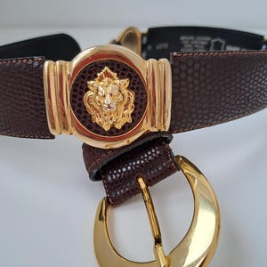 Cintura A Catena Con Teste Di Leone Vintage 1980s - Pomella Vintage Shop