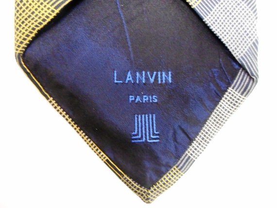 Vintage Lanvin Paris Silk Tie - image 5