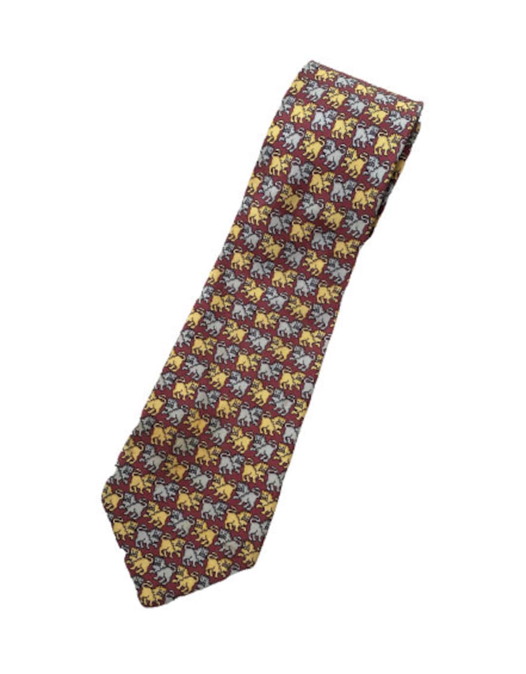 Corbata Loewe Vintage Corbata de Seda - Etsy España