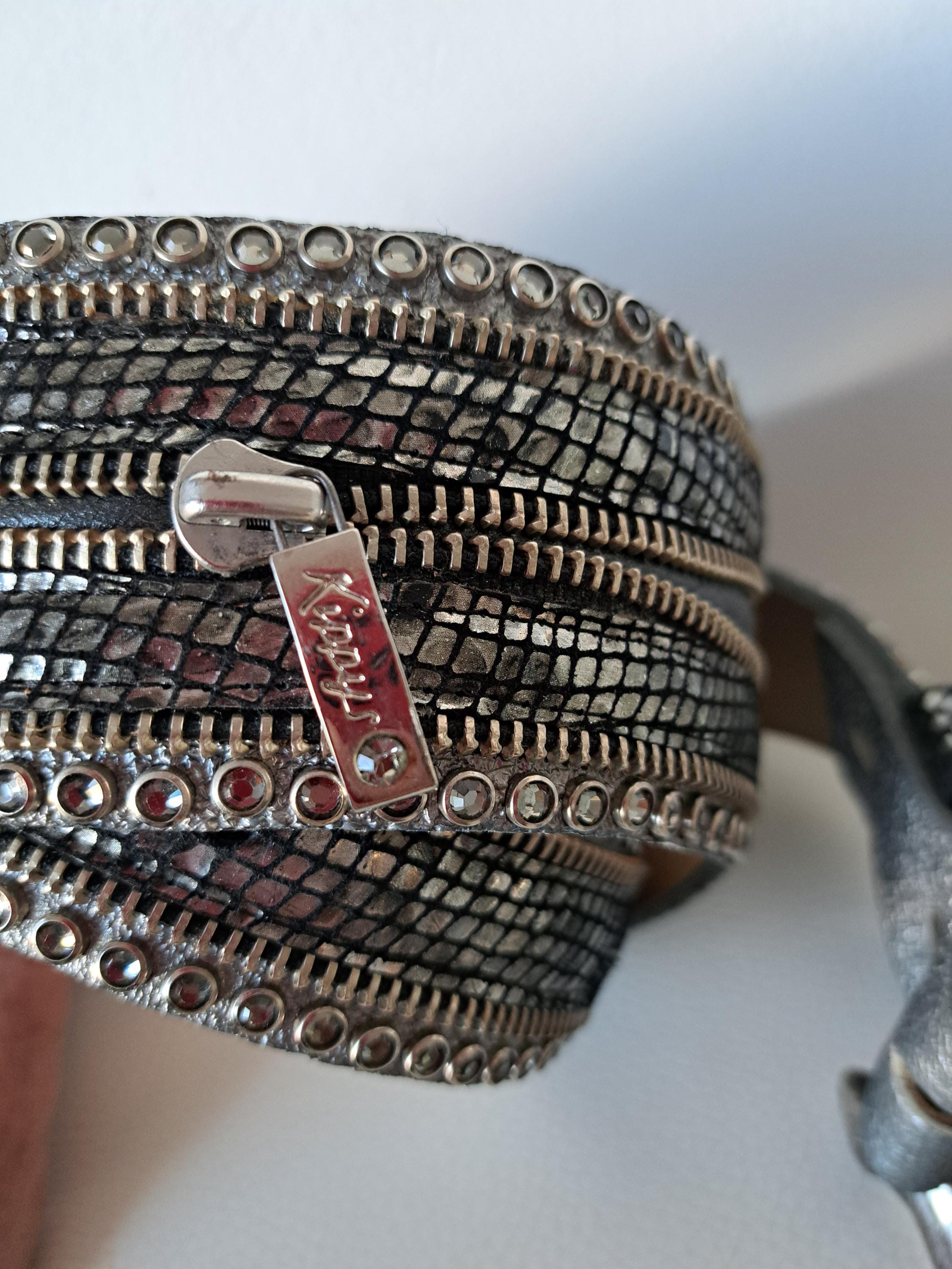 Vintage Kippys Crystal Belt -asymmetric Western Glam - Etsy Israel