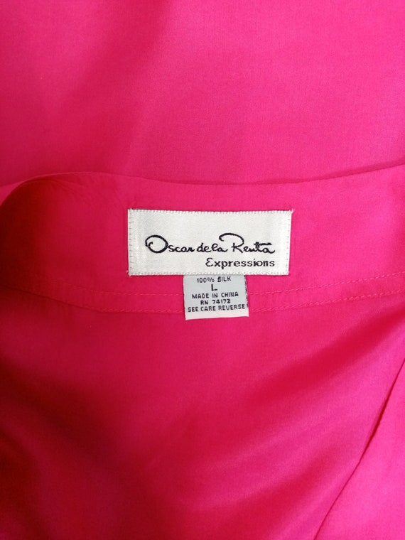 blusa oscar de la renta