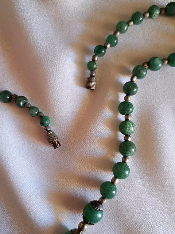 Collana in argento con giada gialla e perle fresh water - MAYUMI