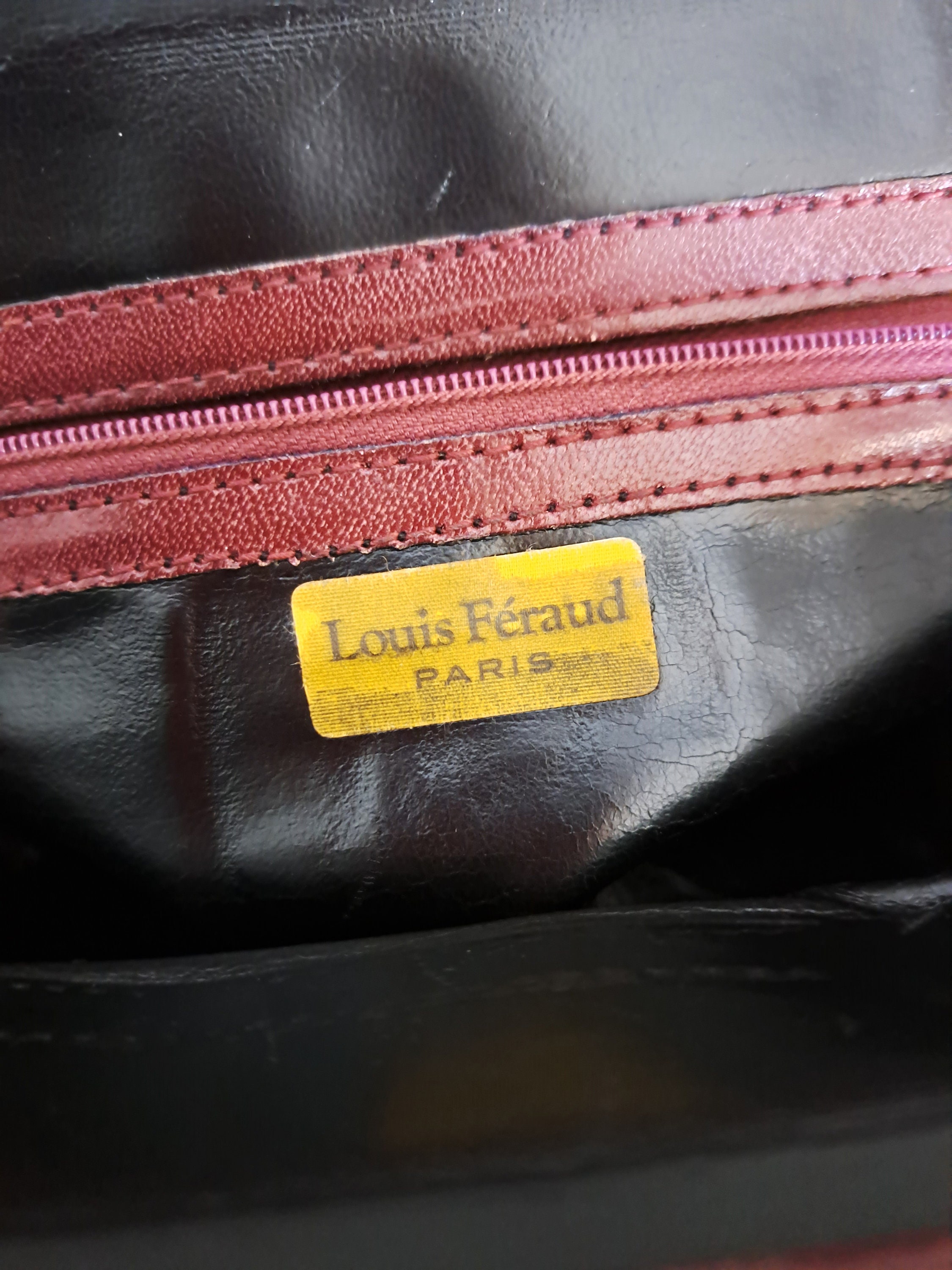 Louis Feraud Vintage 70s Snakeskin Bordeaux Handbag - Etsy