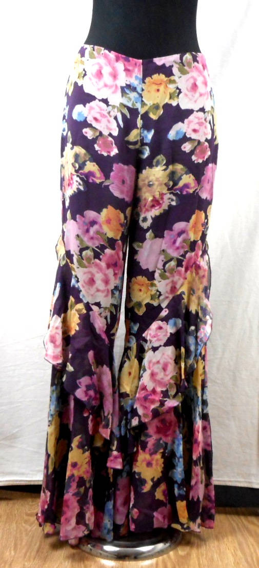 Luisa Spagnoli Pantaloni in Seta Pantaloni Palazzo Pantaloni | Etsy Italia