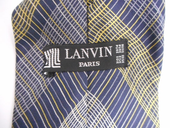 Vintage Lanvin Paris Silk Tie - image 4