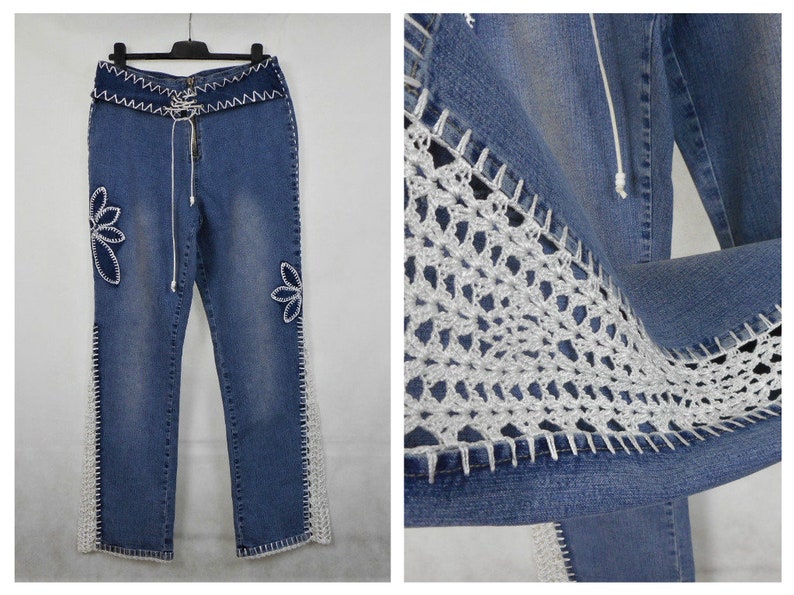 jeans with embellishments