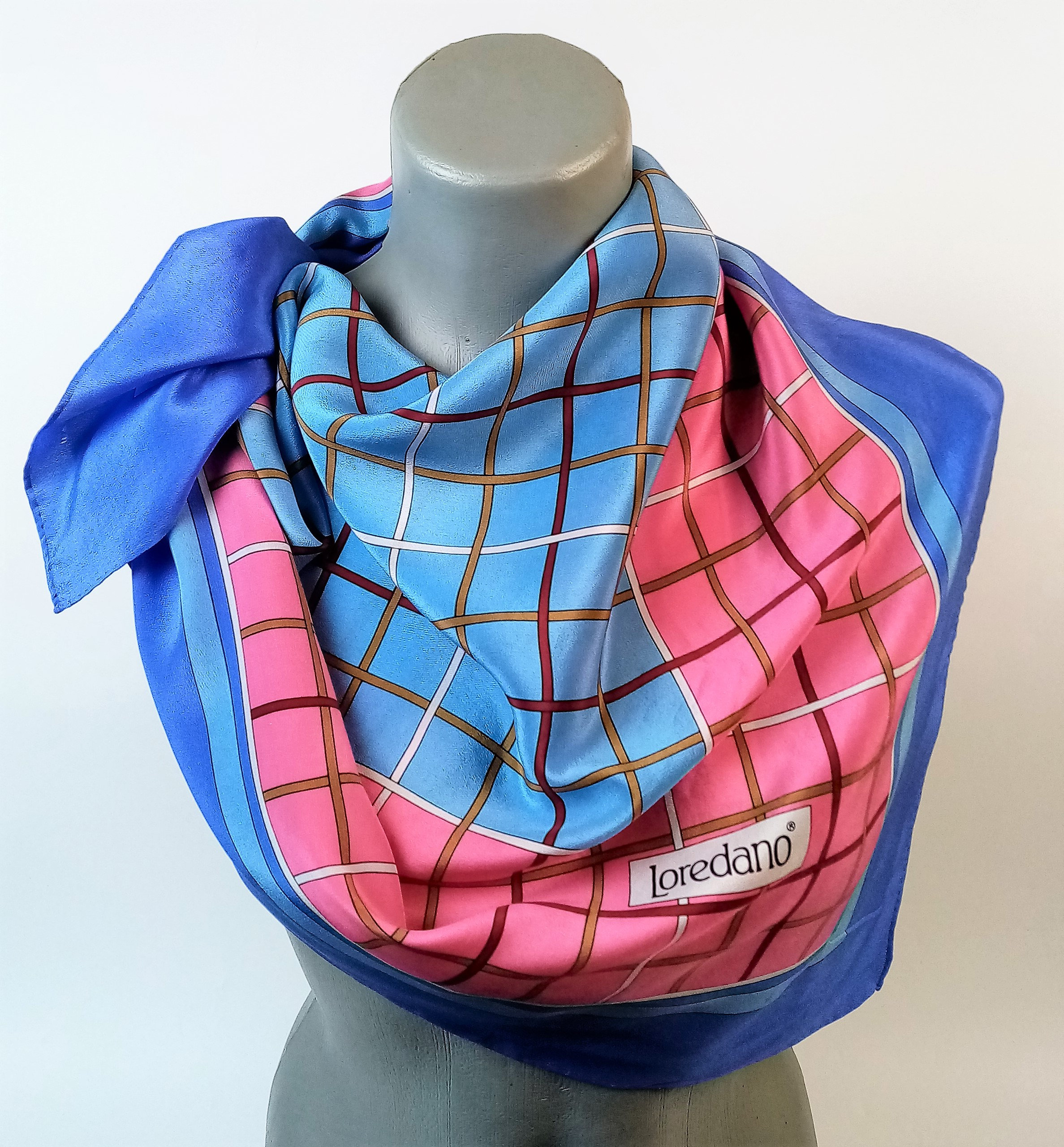 Hotel Kalinga Authentic Lotus Silk Scarf Style Burberry Silk Shawl