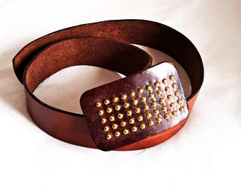 BALLY Black Leather Belt: Italian Pin Buckle, Silver & Gold  display picture 1