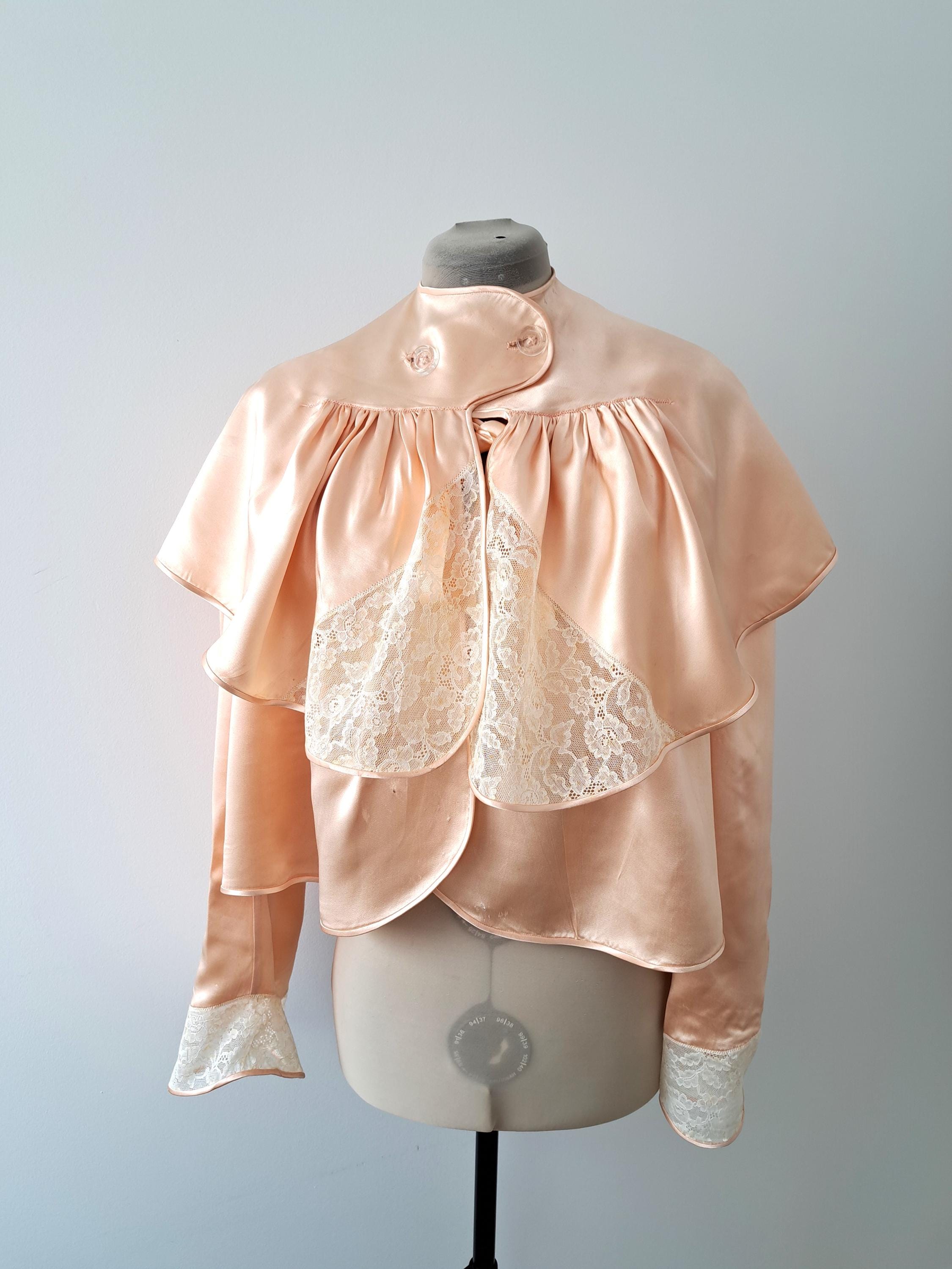 Edwardian Bed Jacket - Etsy Edwardian Bed Jacket - Etsy