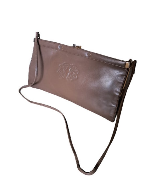 Vintage Small Shoulder Bag Beige Shoulder Clutch Bag Bellido Made in Spain Genuine Leather Handbag Etsy Ireland