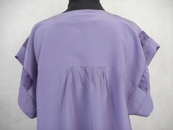 Purple Silk Blouse with Embroidery, Munthe Plus S… - image 6